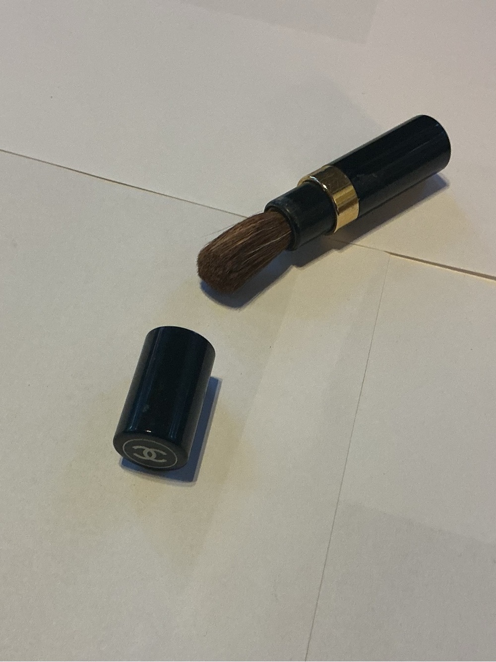 Chanel Retractable Kabuki Brush, 3 1/4” high.